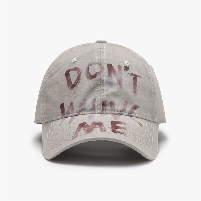 Casquette de baseball en coton pour hommes et femmes, haut souple, grandes lettres imprimées, chapeaux hip hop Y2K, unisexe