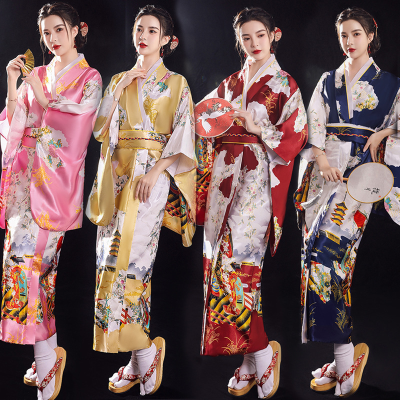 Kimono Traditionnel Japonais Haori pour Femme, Tenue de Cosplay, Blouse, Vêtements d'Été à la Mode, Robe de Soirée, Vêtements de Nuit