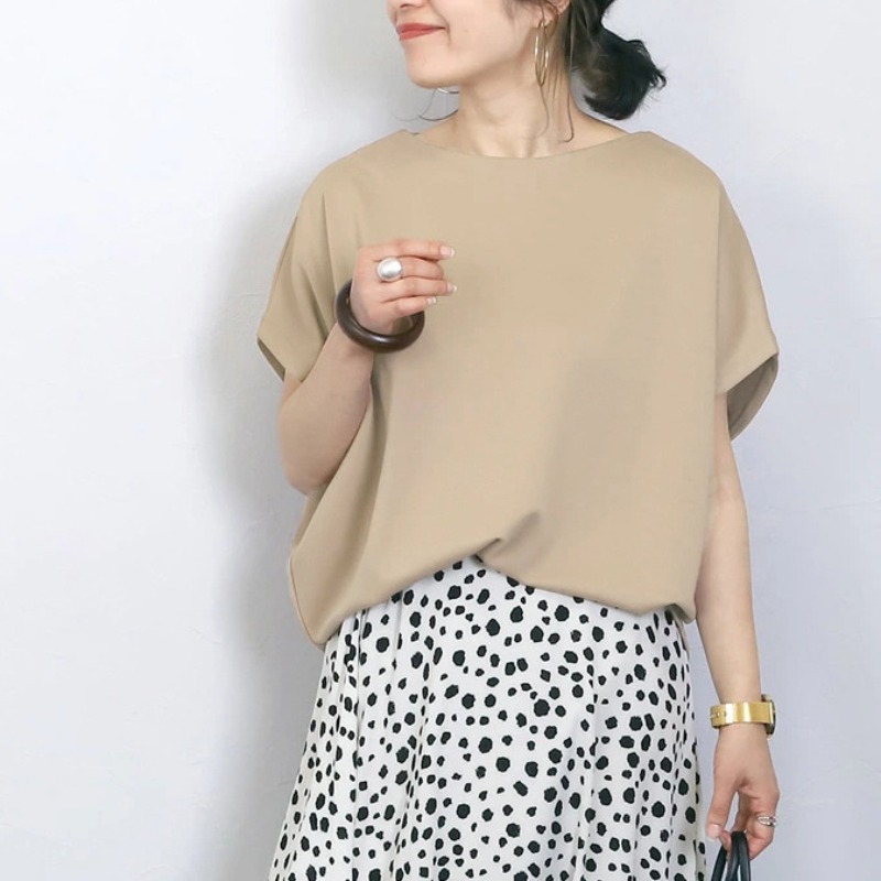 Chemise en coton à col rond pour femme, couleur unie, t-shirt basique ample, plusieurs couleurs au choix, élégante, pour le bureau, le quotidien, les déplacements, chemisier décontracté
