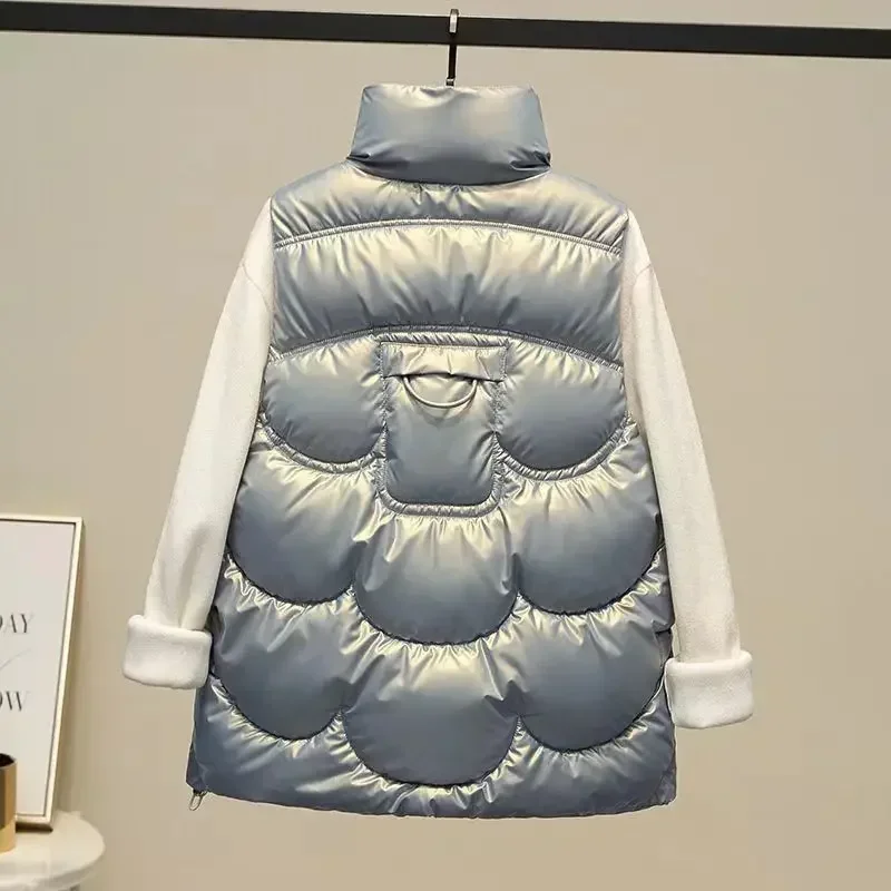 2025 hiver femmes veste manteaux longs Parkas femme vers le bas coton à capuche pardessus épais chaud vestes coupe-vent décontracté étudiant manteau