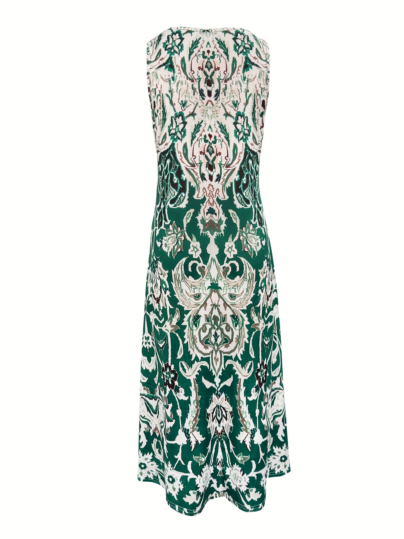 Nouvelles robes décontractées pour femmes, nouvelle mode, style vacances, imprimé floral, vêtements féminins, robes longues, robe bohème pour femmes