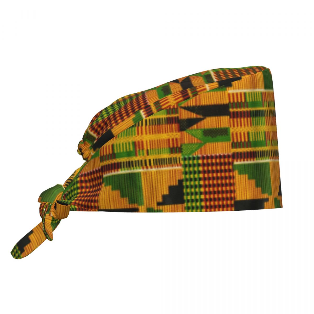 Chapeau de gommage pour le personnel médical, Design en tissu Kente africain personnalisé, pour femmes et hommes, motif ethnique africain traditionnel pour chapeau de Chef, casquettes de gommage