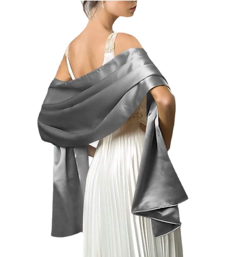 Écharpe européenne et américaine, nouveau modèle 2026, robe assortie, châle long multicolore tendance pour les spectacles, les banquets et les fêtes