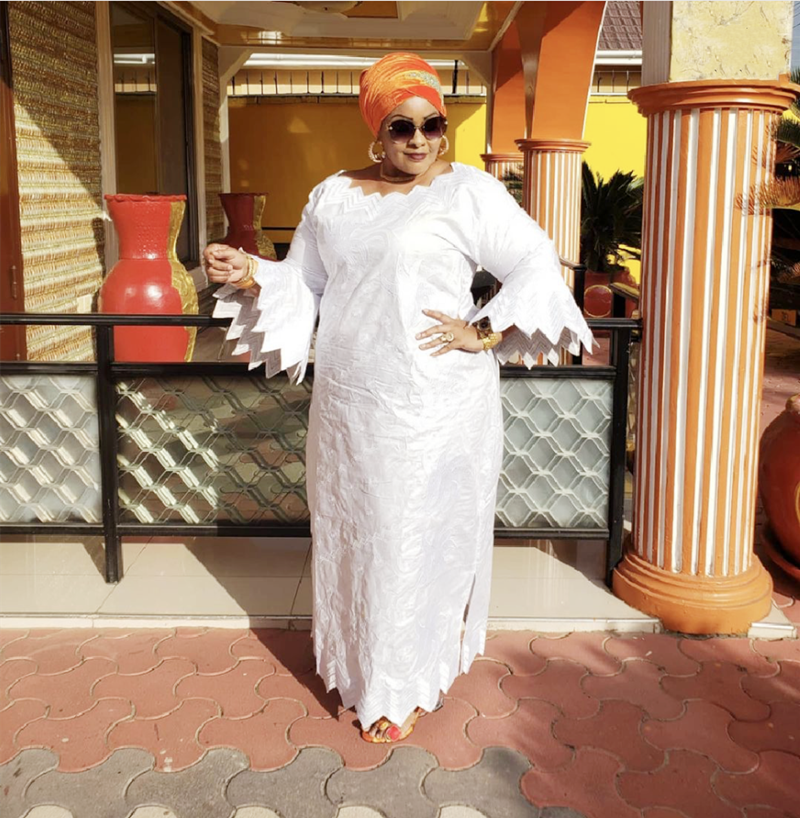 Tenue africaine pour femmes Bazin Riche broderie grande taille robe d'église de fête élégante