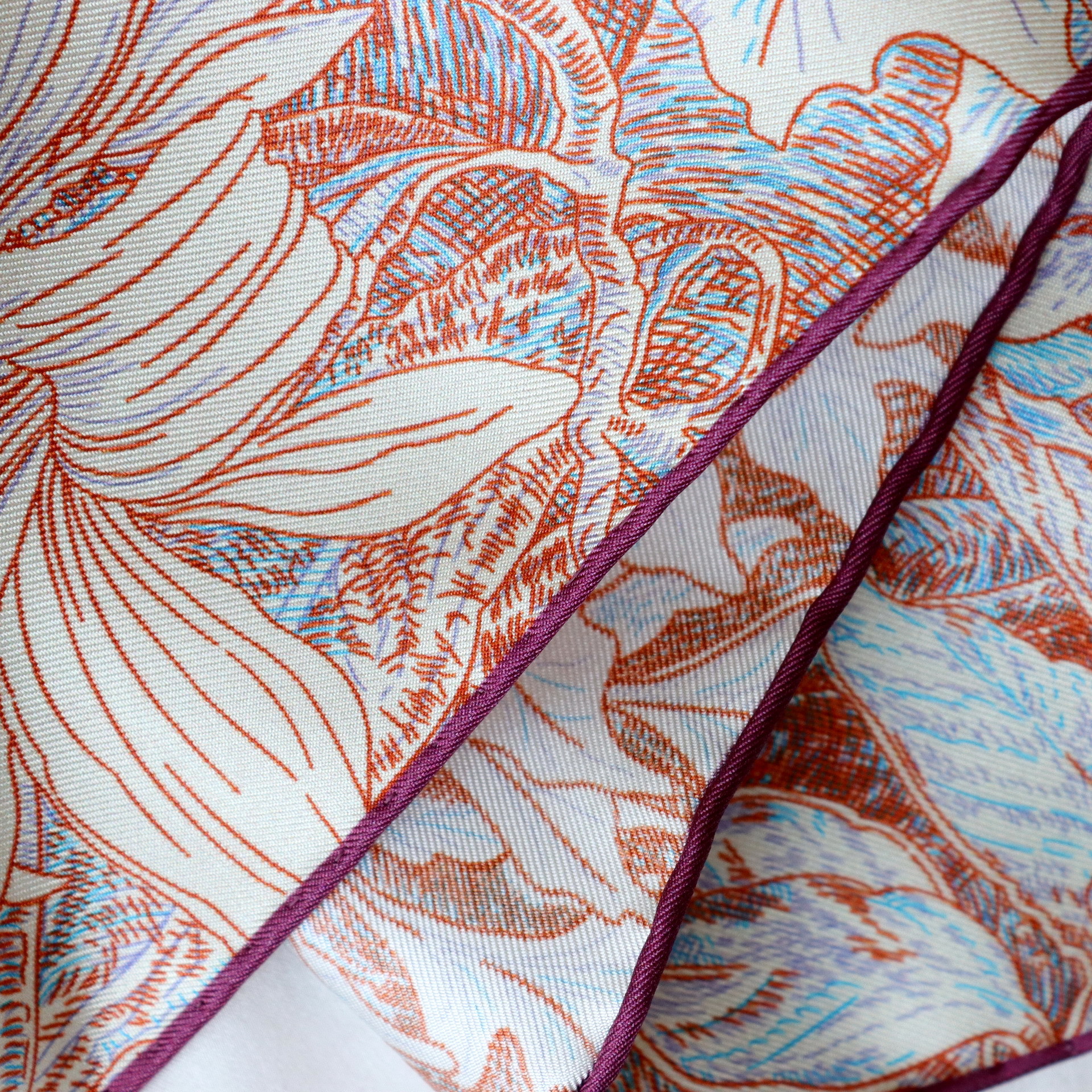 Foulard de mûrier pur 90CM, foulards en soie de luxe de styliste, châles roulés à la main, Bandanas carrés, Hijab, accessoires de tête et de cou