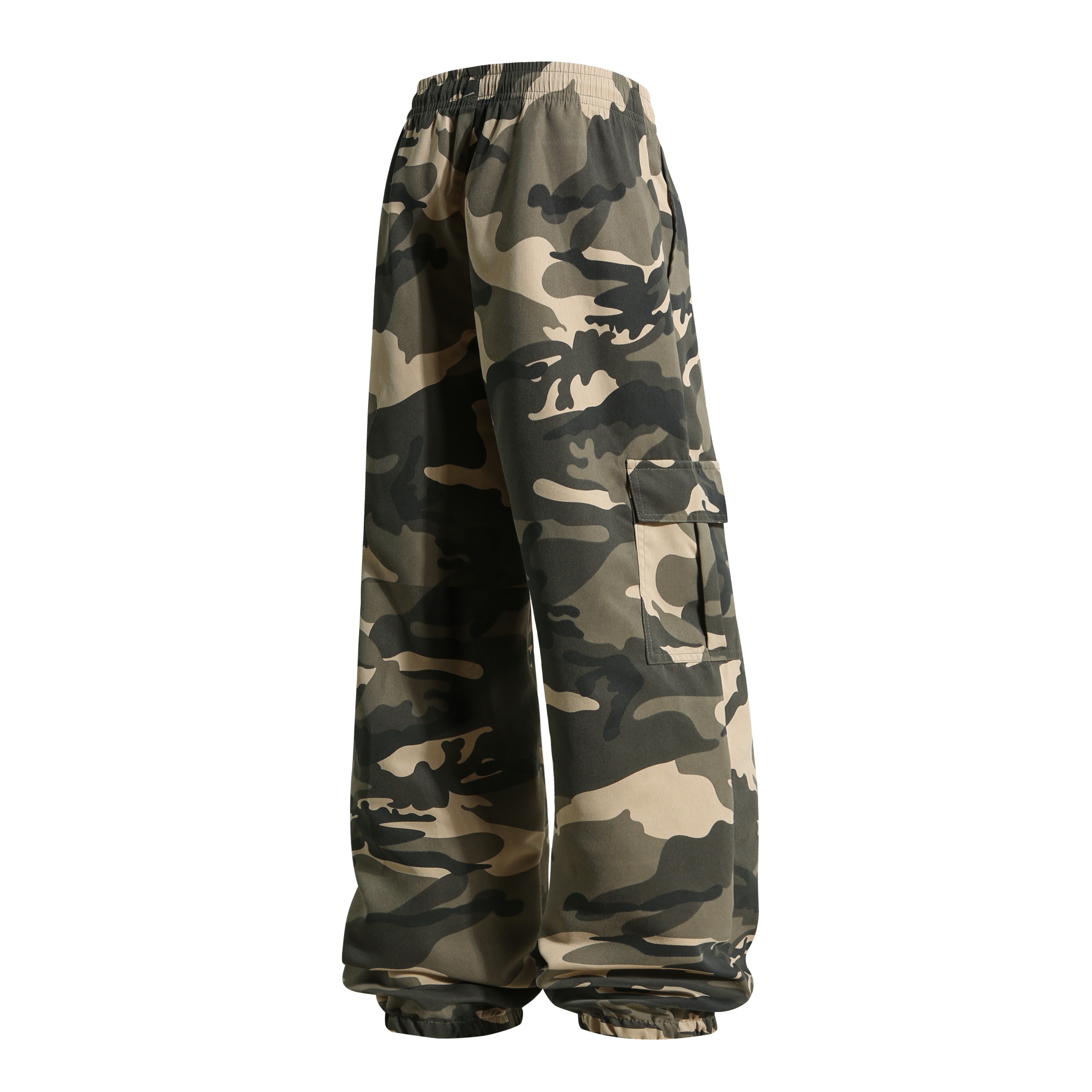 Pantalon Cargo de Camouflage pour hommes, survêtement d'extérieur, Long groupé, décontracté, multi-poches, vêtements de travail durables, automne