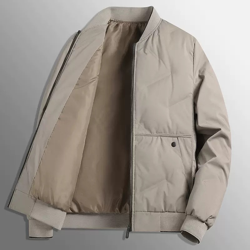 Veste rembourrée en coton pour homme, couleur unie, coupe-vent, épaisse, chaude, décontractée, ample, sport, grande taille, mode automne et hiver