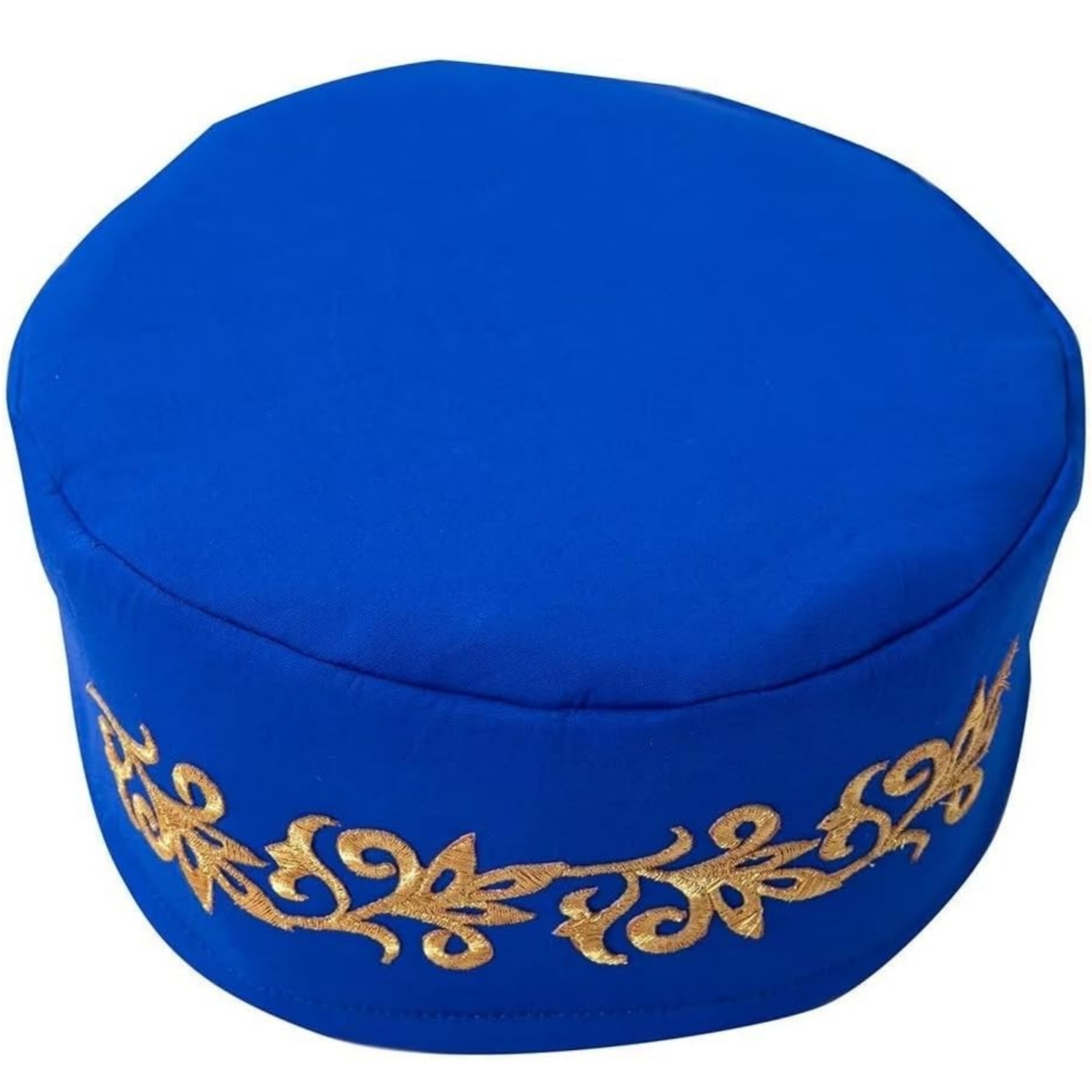 Chapeau Kufi africain avec broderie dorée Ankara Kufi chapeaux hommes chapeau accessoire casquette imprimé africain chapeau traditionnel WYB849