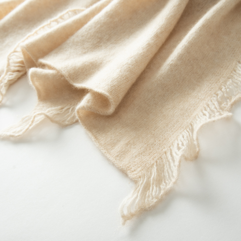 THYFGT Châle 100% Cachemire pour Femme, Pashmina à Pompons, Accessoire Parfait, Écharpe Décontractée, Chaud et Doux, Manteau Tendance