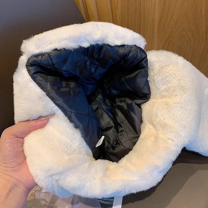 Bonnet chaud épais pour femme, casquette russe, mode coréenne, chapeau de pilote à oreillettes Ushanka, tendance, chapeau de bombardier réglable, hiver