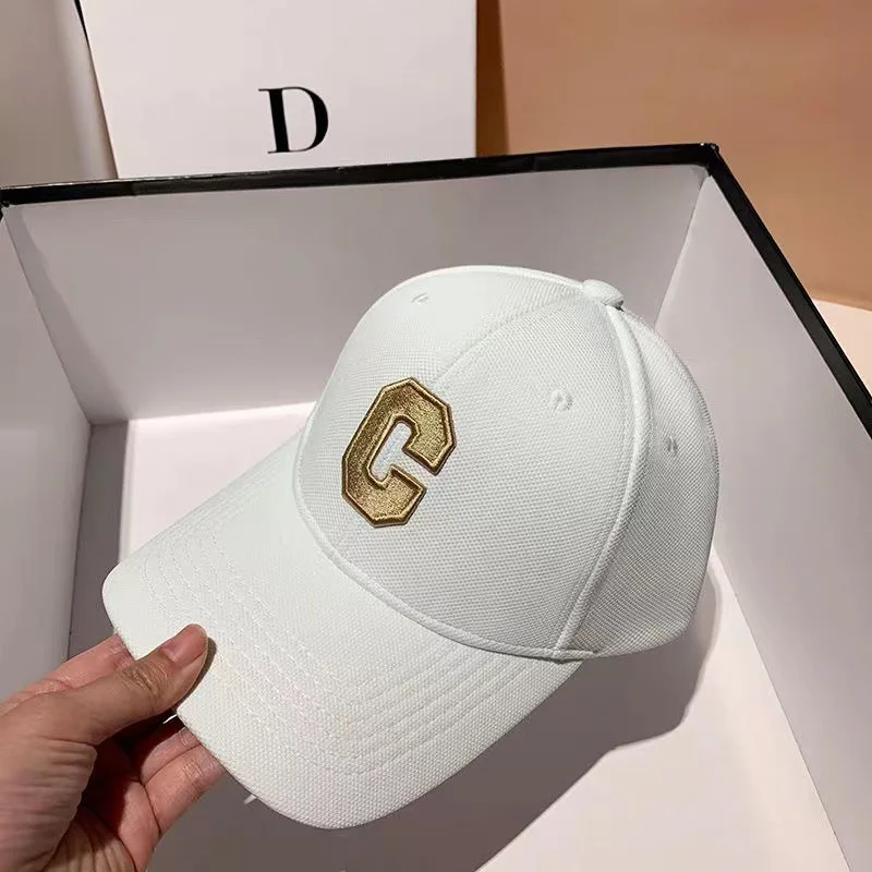 Chapeaux pour hommes nouvelle casquette de Baseball brodée lettre C Kpop mode Couple Casquette Snapback hommes et femmes chapeaux de soleil Chapeau Homme