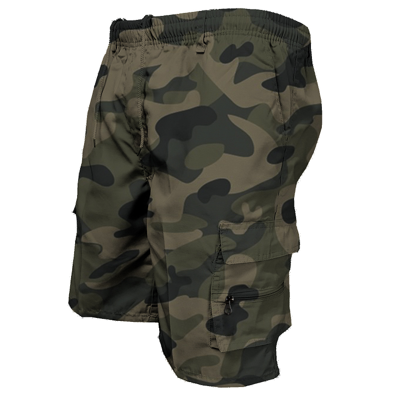 Mode hommes Cargo Shorts hommes pantalons tactiques décontracté grande poche pantalons de sport Cargo panneaux pantalon grande taille pour homme