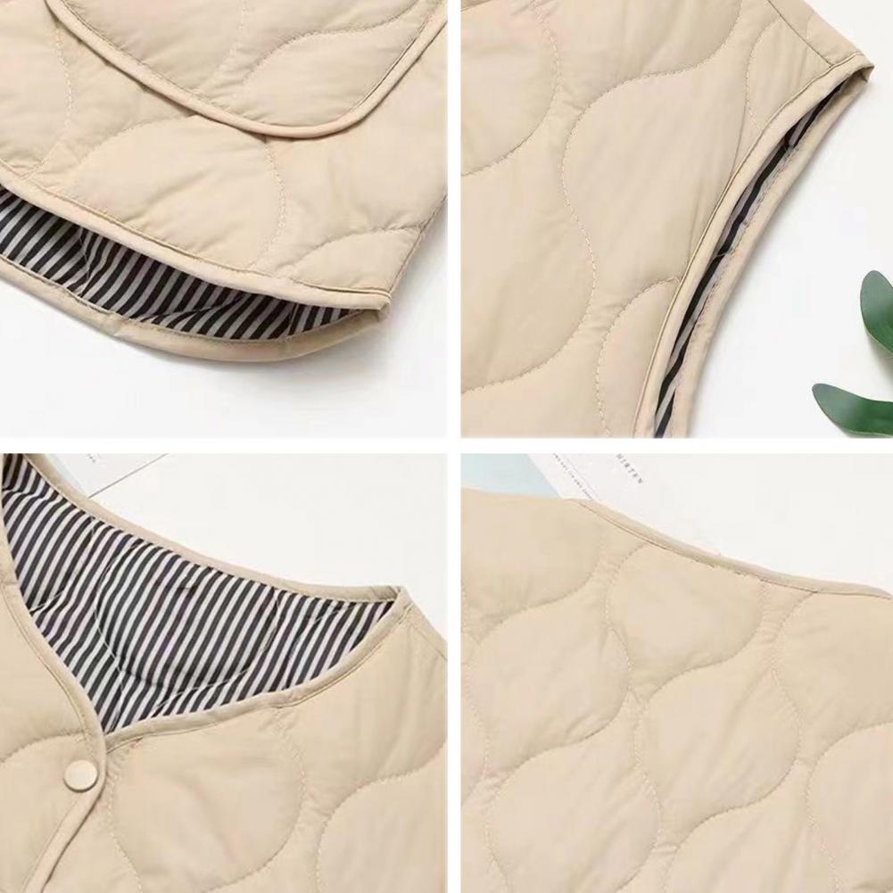 GlaCoat en coton matelassé pour femme, glaçure à col en V, glaçure de rétention de chaleur, extérieur, décontracté, femme, hiver