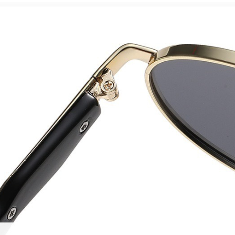 Lunettes de soleil pour myopie de marque de luxe pour femmes et hommes, monture métallique ovale Vintage, lunettes de vue de près, lunettes de soleil ovales en métal