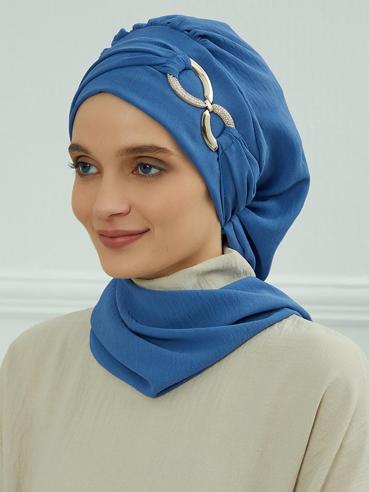Ramadan musulman intérieur Hijabs pour femme Turban Hijabs avec casquette islamique musulman Jersey foulard chapeaux femmes musulmanes vêtements