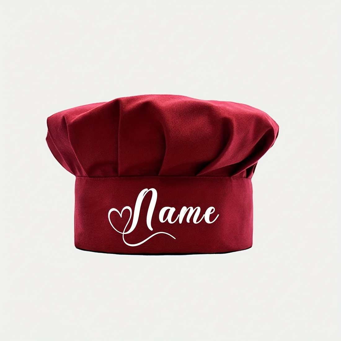 Chapeau de chef personnalisé, chapeau anti-poussière, chapeau de cuisine réglable, boulangerie, café, pâtisserie, restaurant