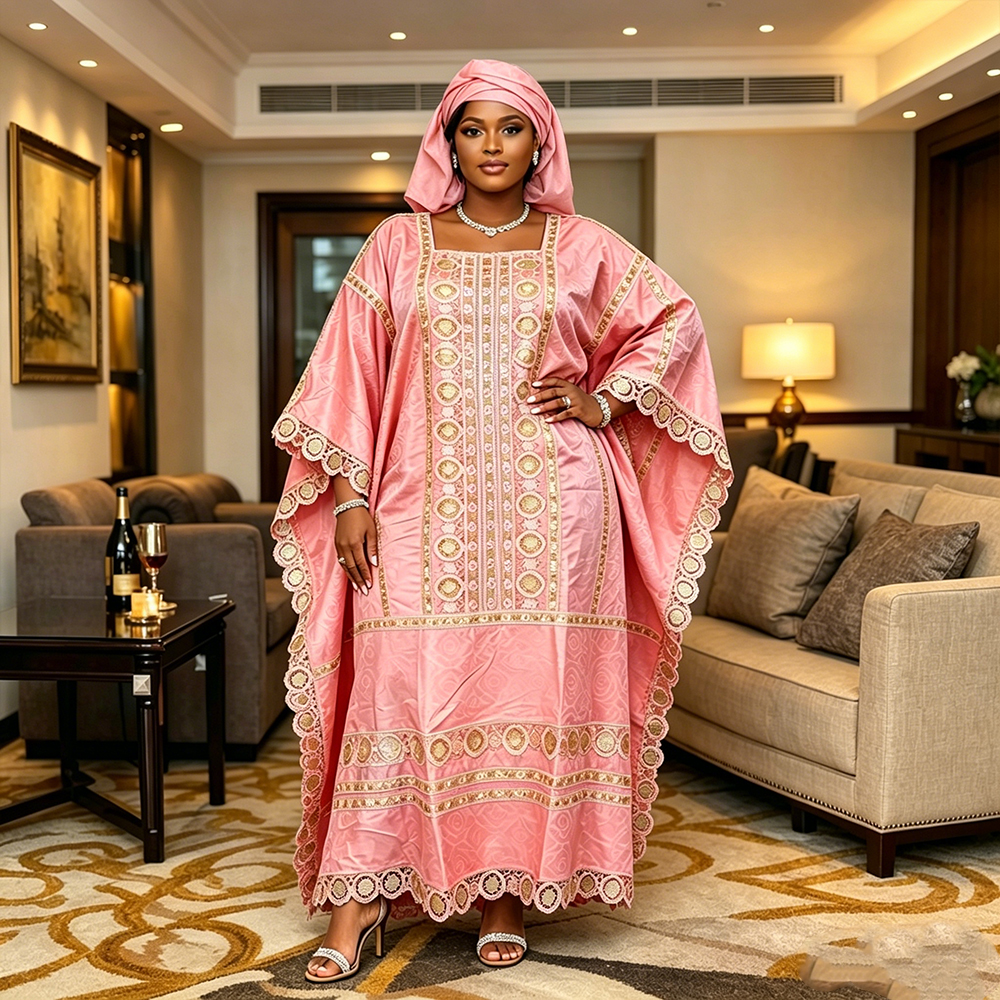 Robes africaines grande taille pour femmes 2026 : Nouvelles robes de soirée et de mariage brodées Ankara Dashiki Bazin