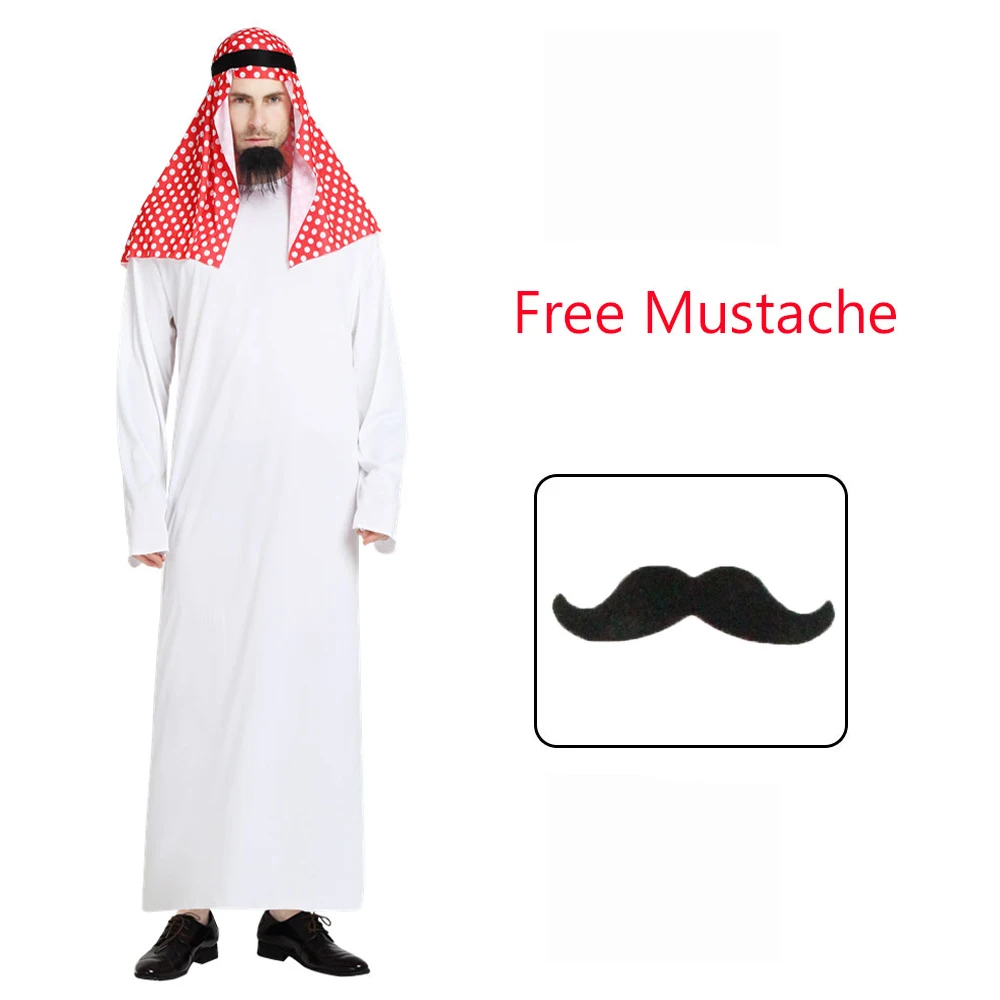 Hommes arabie arabe Sheikh Costume berger Prince arabe Cosplay pour adulte Fantasia pourim Halloween Costumes