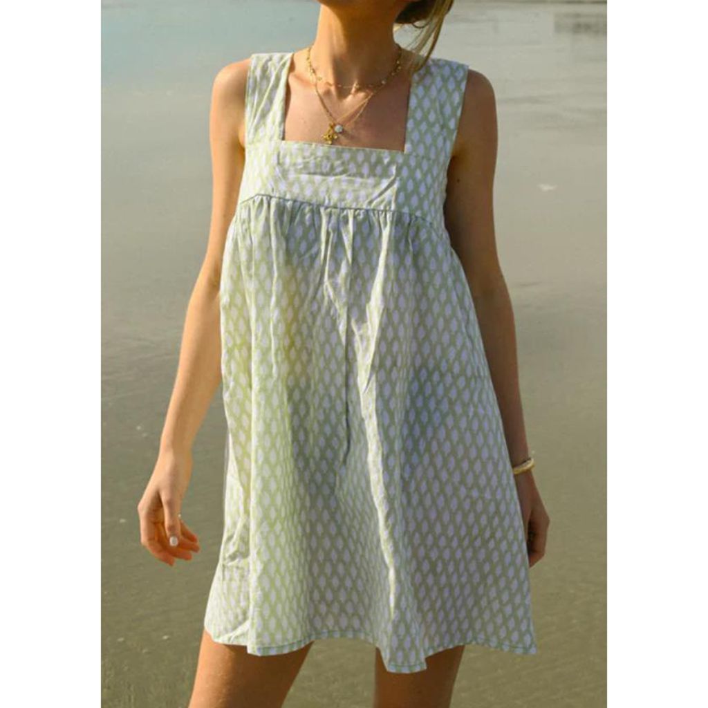 Combhasaki – robe de plage d'été pour femmes, sans manches, imprimé Floral, à lacets, larges bretelles, col carré, courte, Mini robe trapèze