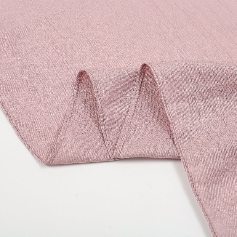 Écharpe Hijab en Coton Uni pour Femme Musulmane, Châle Doux et Long, Enveloppant, Document Solide, Turban Élégant, Bande de Sauna