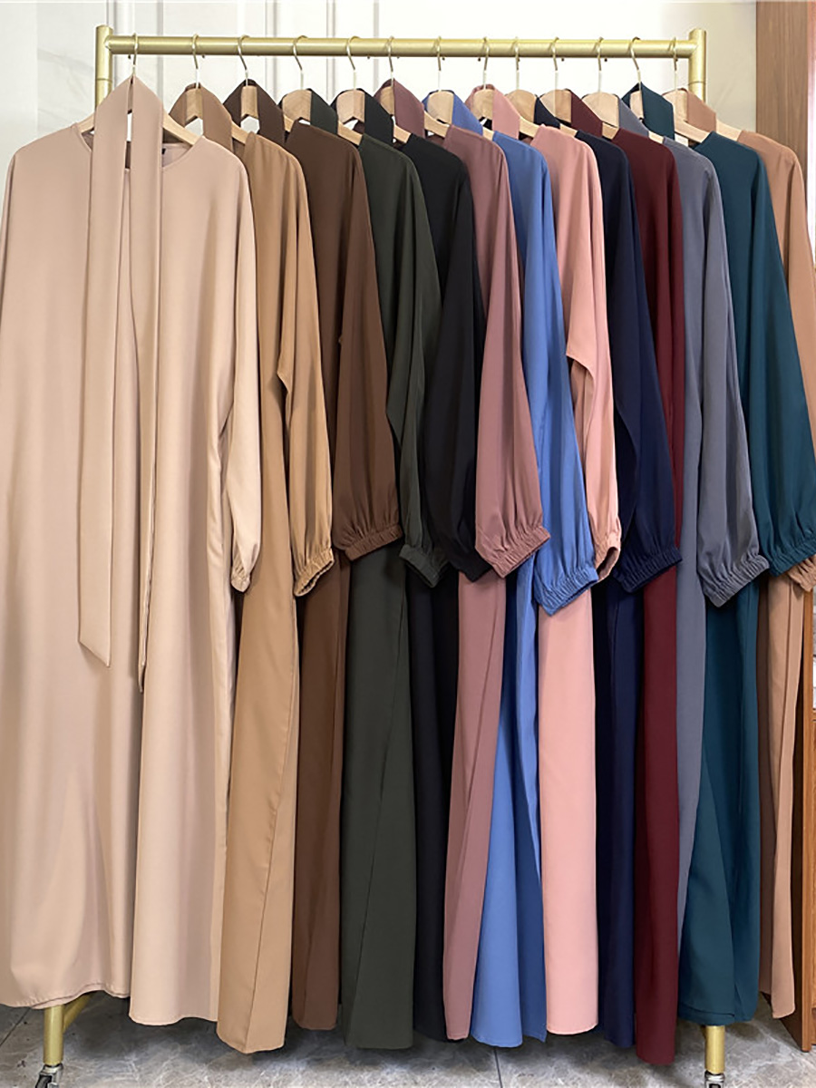 Robe Hijab pour Femme Musulmane, Vêtement Islamique Modeste, Ramadan, Caftan Marocain, Turquie, Abaya