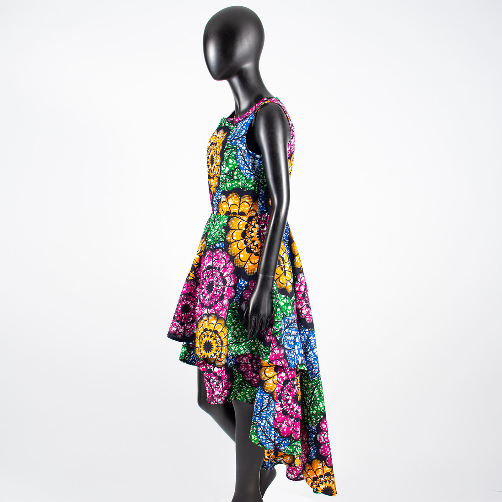 AFRIPRIDE-Robe de soirée plissée pour femmes africaines, en coton, tendance, A722582
