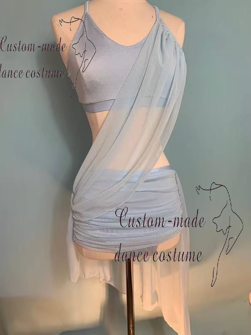 Ensemble de costumes de danse contemporaine pour filles, tenue de ballet moderne et de spectacle sur scène lyrique pour femmes dans les salles de danse