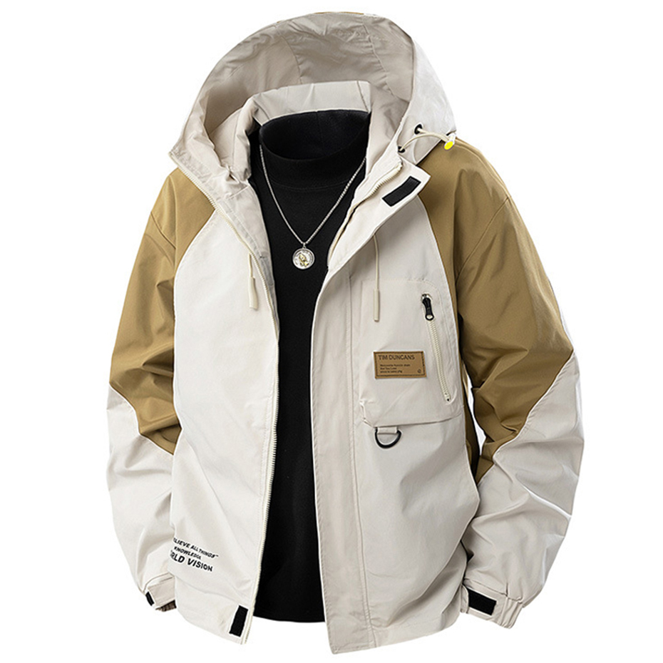9XL grande taille hommes vestes à capuche coupe-vent printemps automne vestes décontractée ample pour homme grande taille 7XL 8XL vêtements d'extérieur