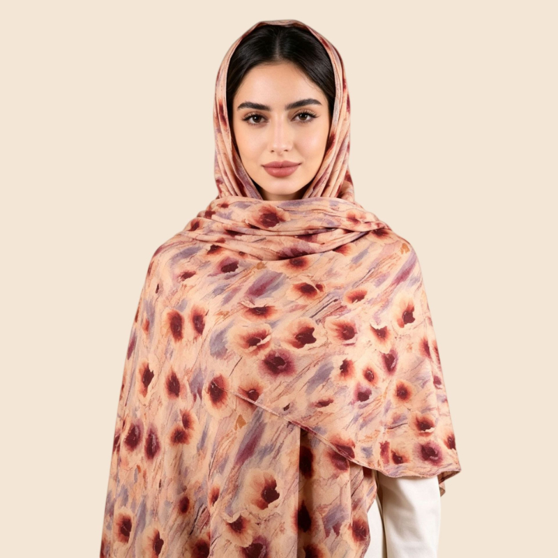Foulard Hijab 100% Coton 40 Couleurs pour Femme, Imprimé Léopard, Châle Tricoté Doux, Voile Islamique Modeste, Écharpe Quotidienne, Cache-Cou pour Cadeaux