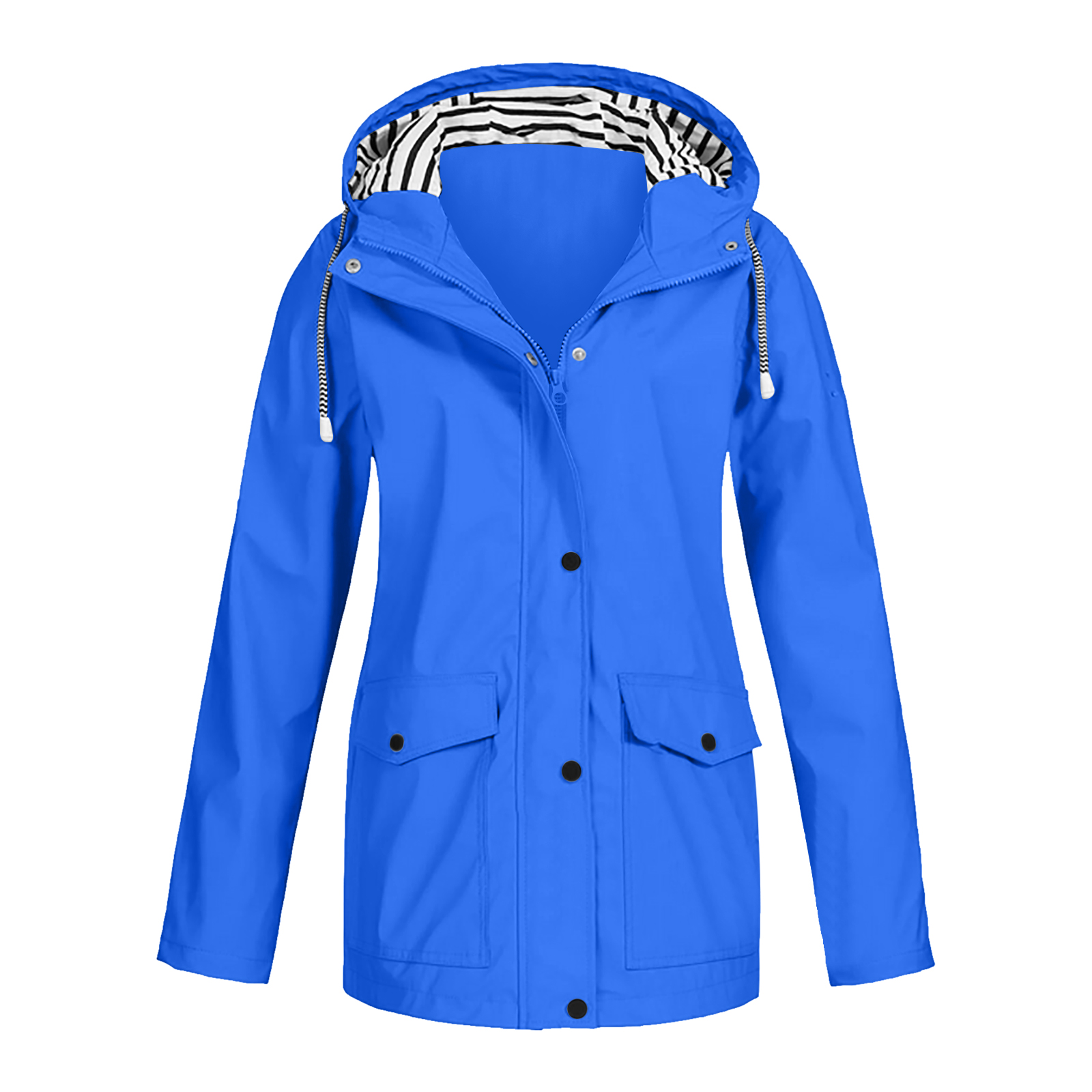 Veste de pluie pour femmes de grande taille, automne hiver, manches longues, capuche, manteaux légers, coupe-vent, softshell pour femmes