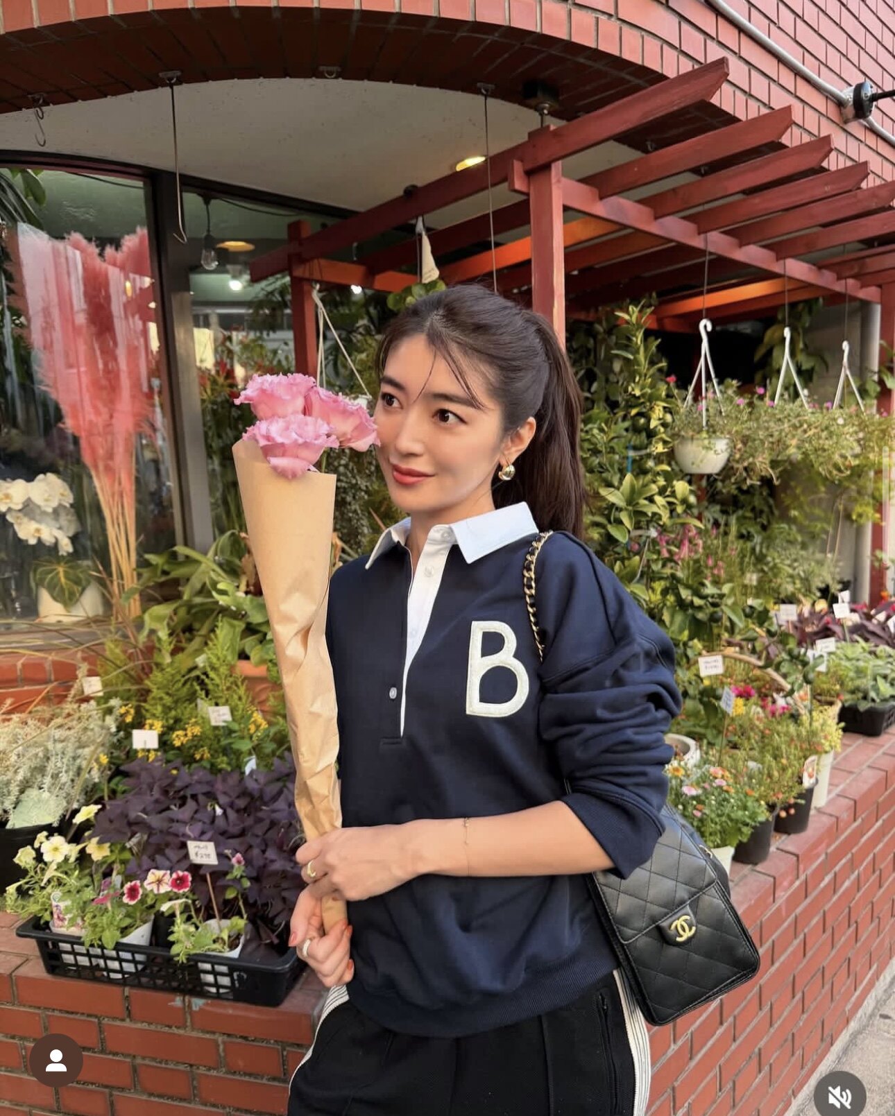 Ensemble assorti décontracté pour femme avec lettre B japonaise, vêtements de sport, collection Printemps 2026, sweat-shirt à col polo et pantalon, ensemble 2 pièces