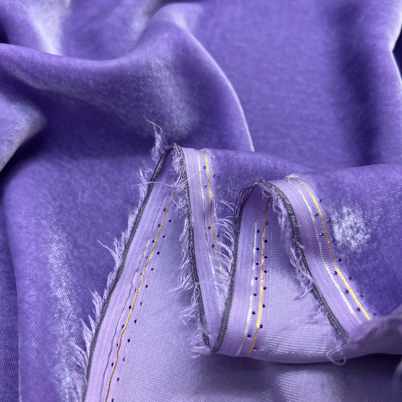36 matériel luxueux de robe haut de gamme de tissu de velours de soie de couleur unie
