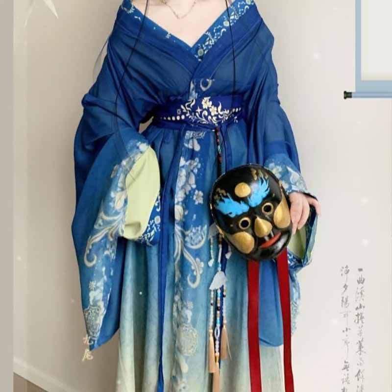 Robe Hanfu chinoise ancienne pour femme, tenue de guerre, costume de carnaval, Halloween, cosplay, performance scénique