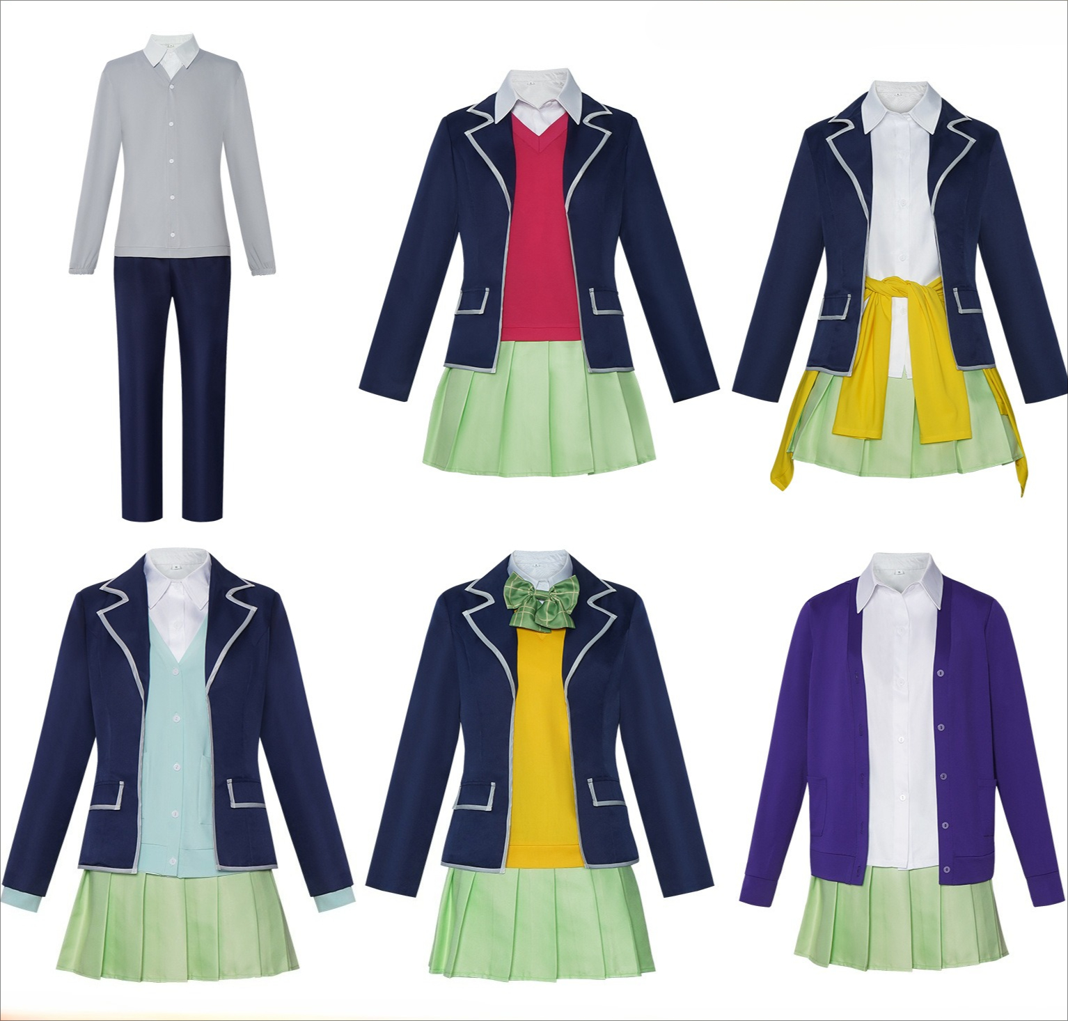 Costume de cosplay Anime Nakano Ichika, tenue des Quintuplets, uniforme Miku Nakano JK, costume de cosplay pour Halloween et carnaval