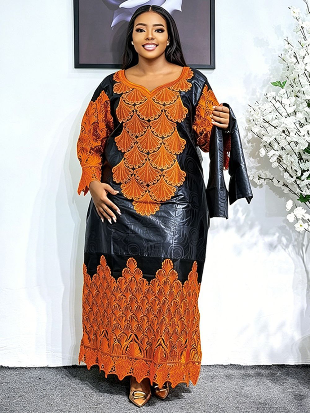 Robes longues de soirée africaines grande taille pour femmes, nouvelle collection 2026, robe de luxe en bazin brodée, robes de soirée élégantes pour mariage musulman.