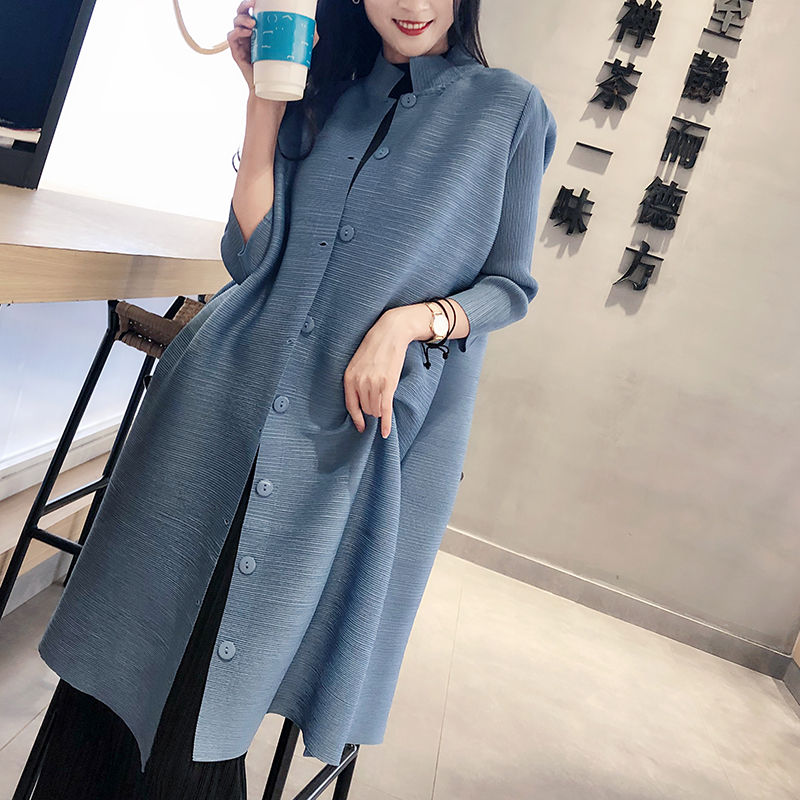 Coupe-vent femme vêtements de luxe coréens vêtements d'été Trench manteau vestes Trench femme manteau long Cardigan pour les femmes
