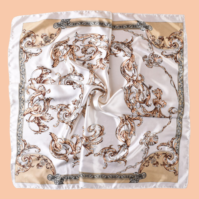 Foulard carré en Satin pour femmes, 90x90 pouces, multi-usage, serviette de plage, accessoire de fête, qualité supérieure, 1 pièce