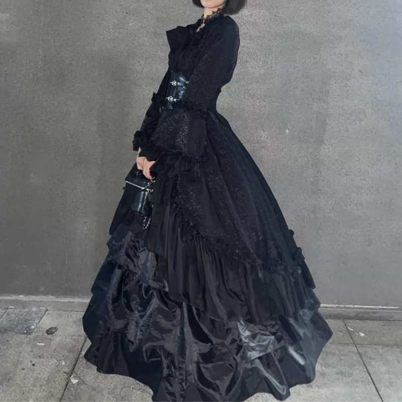 Robe De soirée rétro élégante pour femmes, Cosplay, robes De palais gothiques, vêtements De fête d'halloween