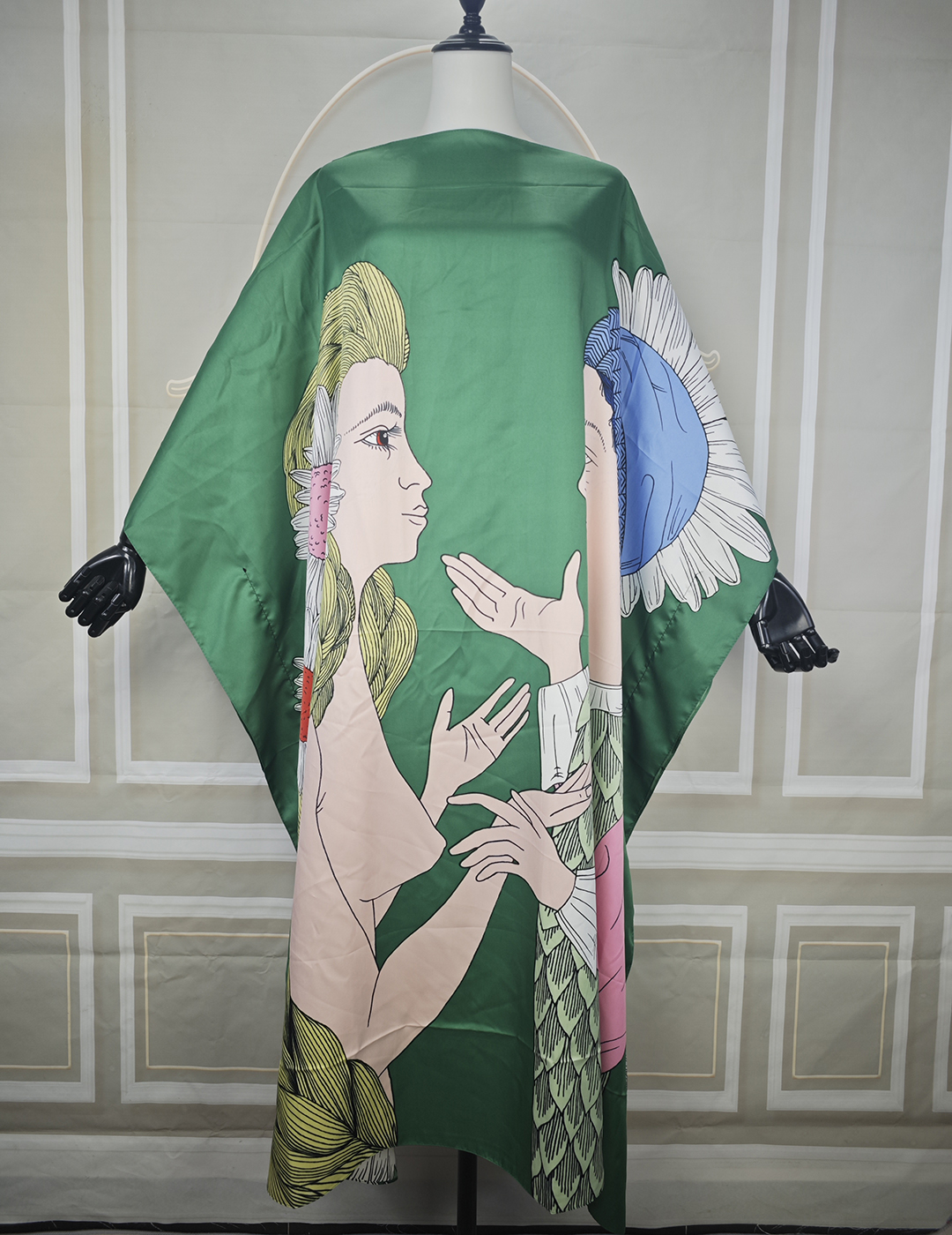 Robes africaines pour femmes, mode d'été, imprimé Animal, sergé, soie, Kaftan, surdimensionné, Boho, Sexy, Boubou de plage