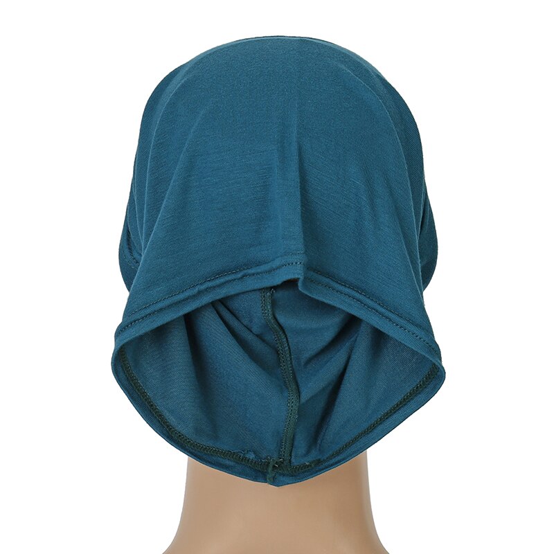 Hijabs en coton modal de haute qualité pour femmes, sous-écharpe, casquettes intérieures musulmanes, chapeau astronomique élastique, petit chapeau multi-documents, 25x22cm