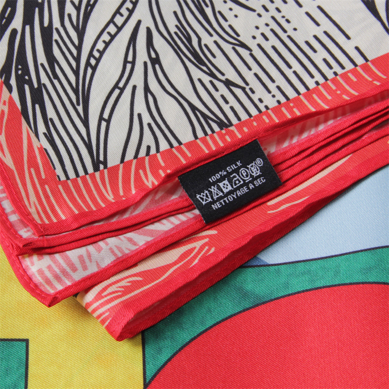 Injplanchers f-Foulards carrés College cheval pour femmes, écharpes de tête, enveloppes de plage, châles bandana, hijabs pour dames