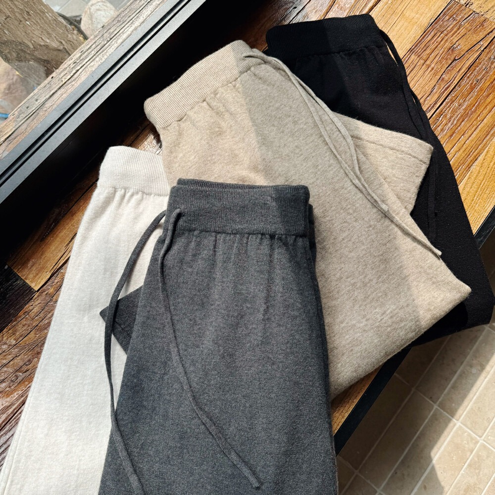 Jupe polyvalente en tricot de laine mi-longue pour femmes, avec taille élastique, Style doux et souple, ourlet large, mode décontractée