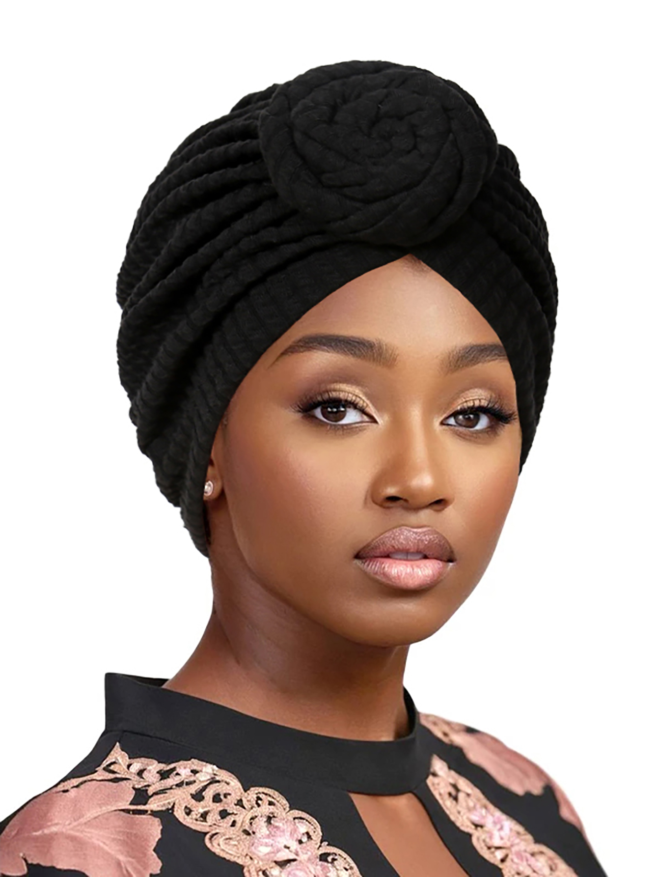 Mode femmes Turban Hijab chapeaux africain bandeau doux élastique musulman chapeaux respirant chimio casquette pour femmes filles