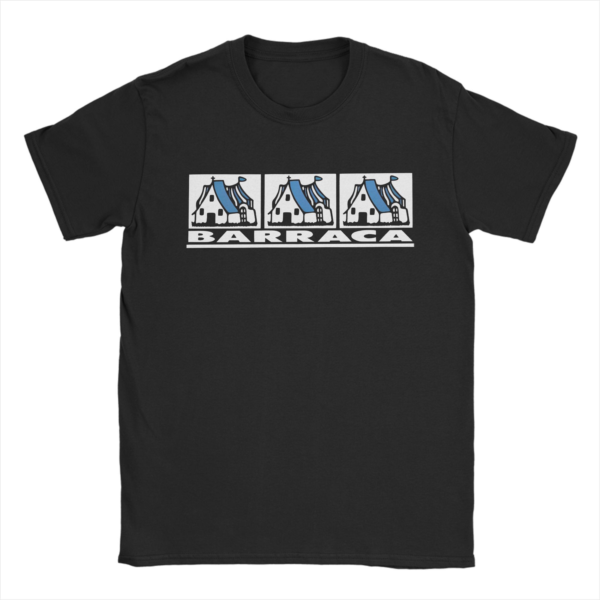 Barraca Discoteca DJ espagne Disco hommes T-Shirts discothèque Cool T-Shirts à manches courtes col rond T-Shirts pur coton vêtements classiques