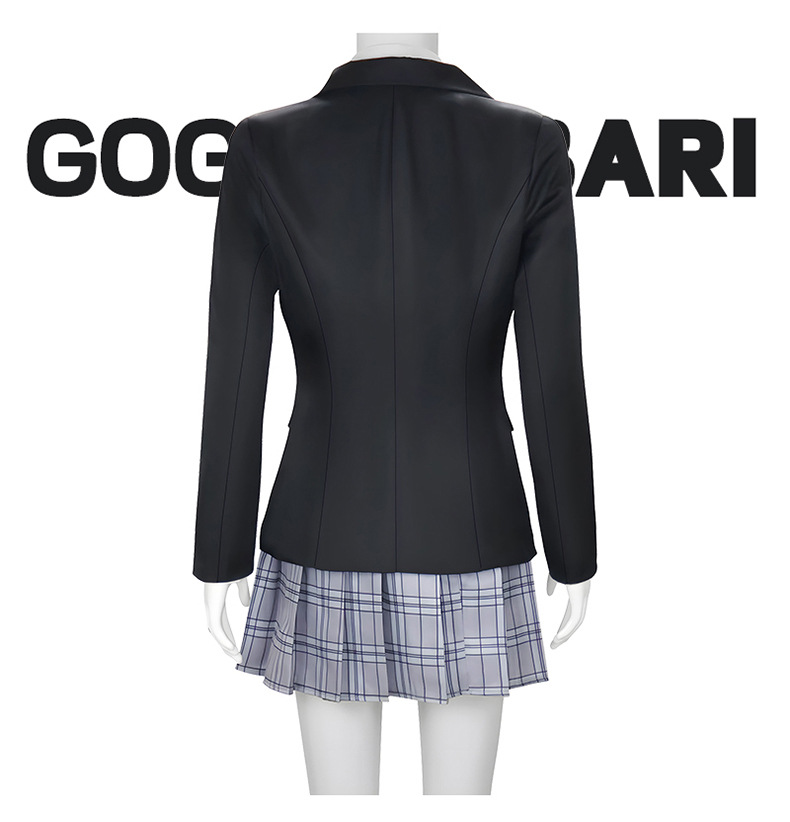 Costume de cosplay Gogo Yubari Kill Bill, style uniforme scolaire japonais, costume d'Halloween pour jeu de rôle
