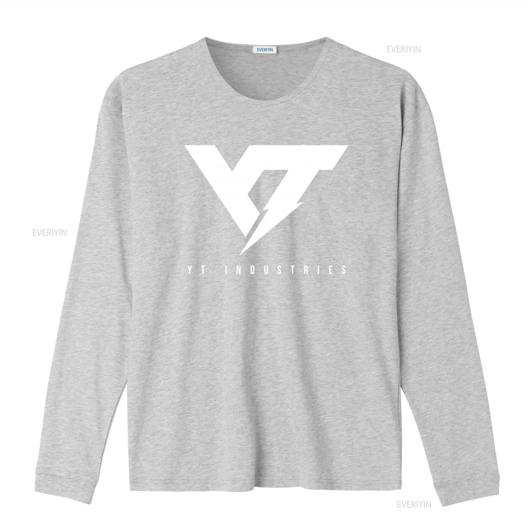 T-shirt imprimé avec le logo Yt Industries pour hommes et femmes, mode vintage, streetwear élégant, vêtements de créateur doux et respirants