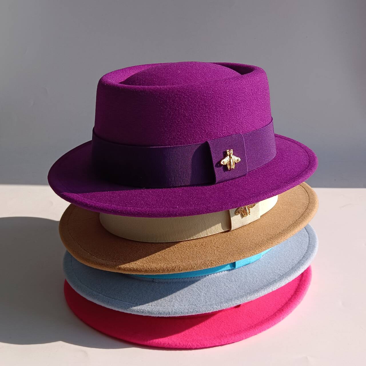 Chapeau de tarte de porc chapeau Fedora à large bord mode homme automne/hiver chapeau de mariage chapeau de Jazz sombrero hombre chapeau femme luxe