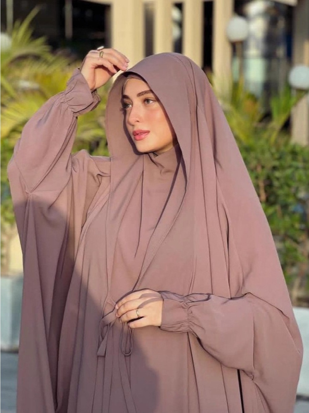 Eid musulman longue Khimar haut jupe 2 pièces ensemble femmes Abaya couverture complète Ramadan caftan Djellaba Musulman Ensembles vêtement de prière