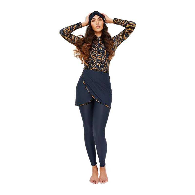 Burkini maillots de bains musulmans maillot bain femme hijab femme musulman Couverture de maillot de bain pour femmes musulmanes, Hijab Burkini, manches longues, islamique