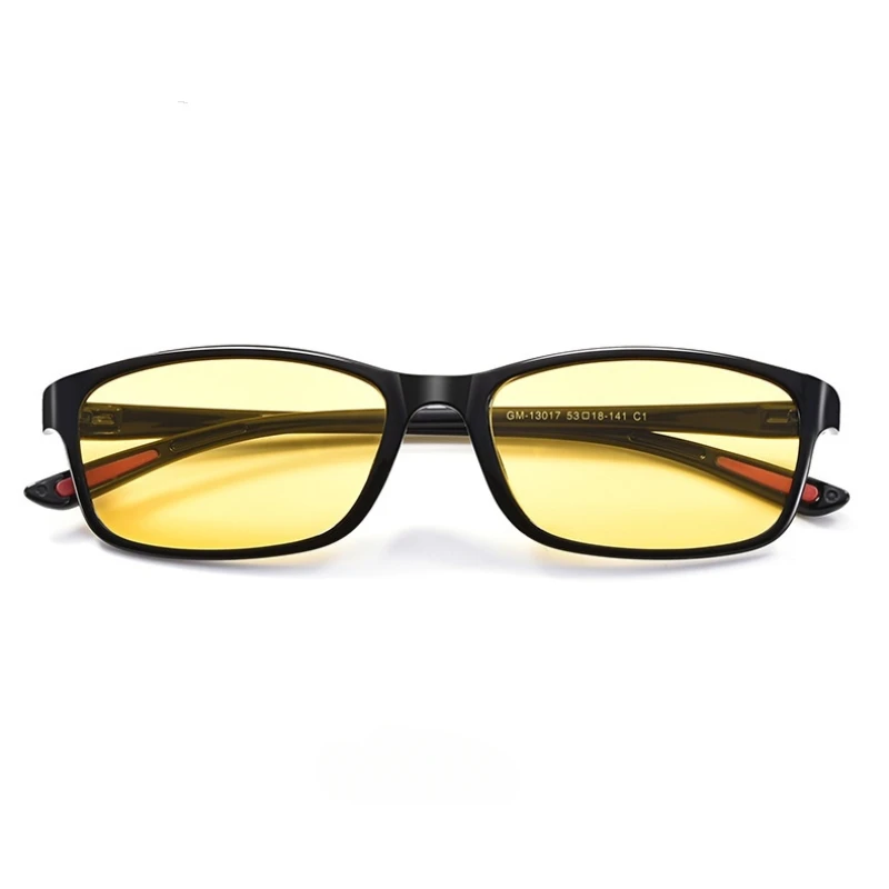 Vision nocturne conduite myopie lunettes pour jour et nuit rétro carré cadre lunettes haute définition hommes femmes près de vue lunettes